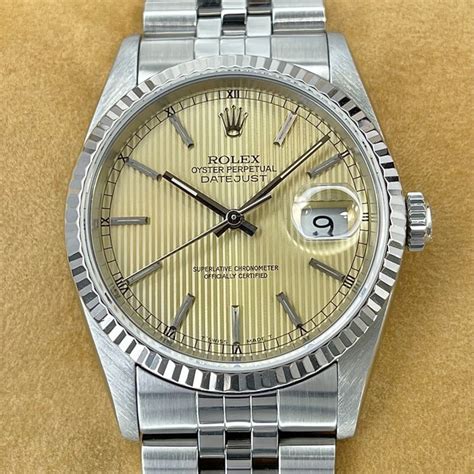 rolex 16234 tapestry dial